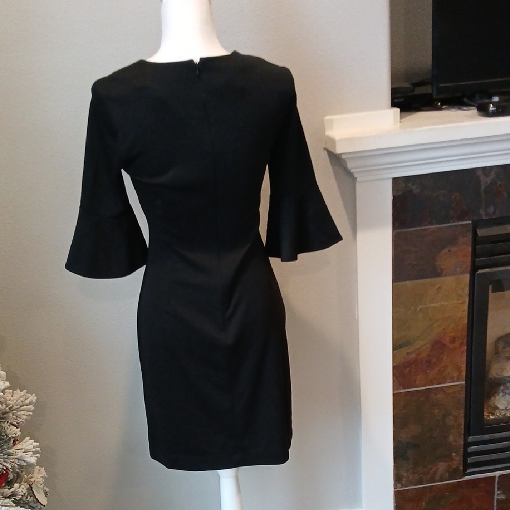 Banana Republic Black Long Sleeve Dress - Picture 2 of 4